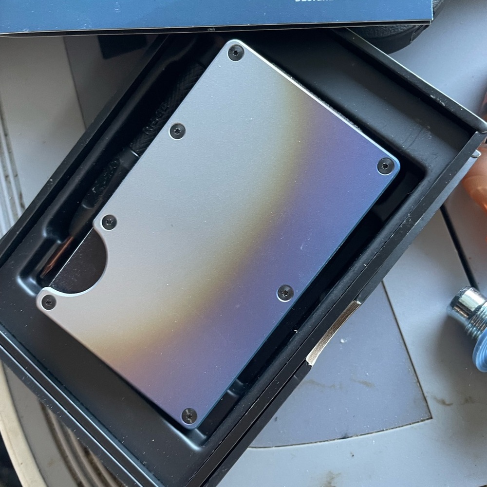 Gradient Metallic Card Holder